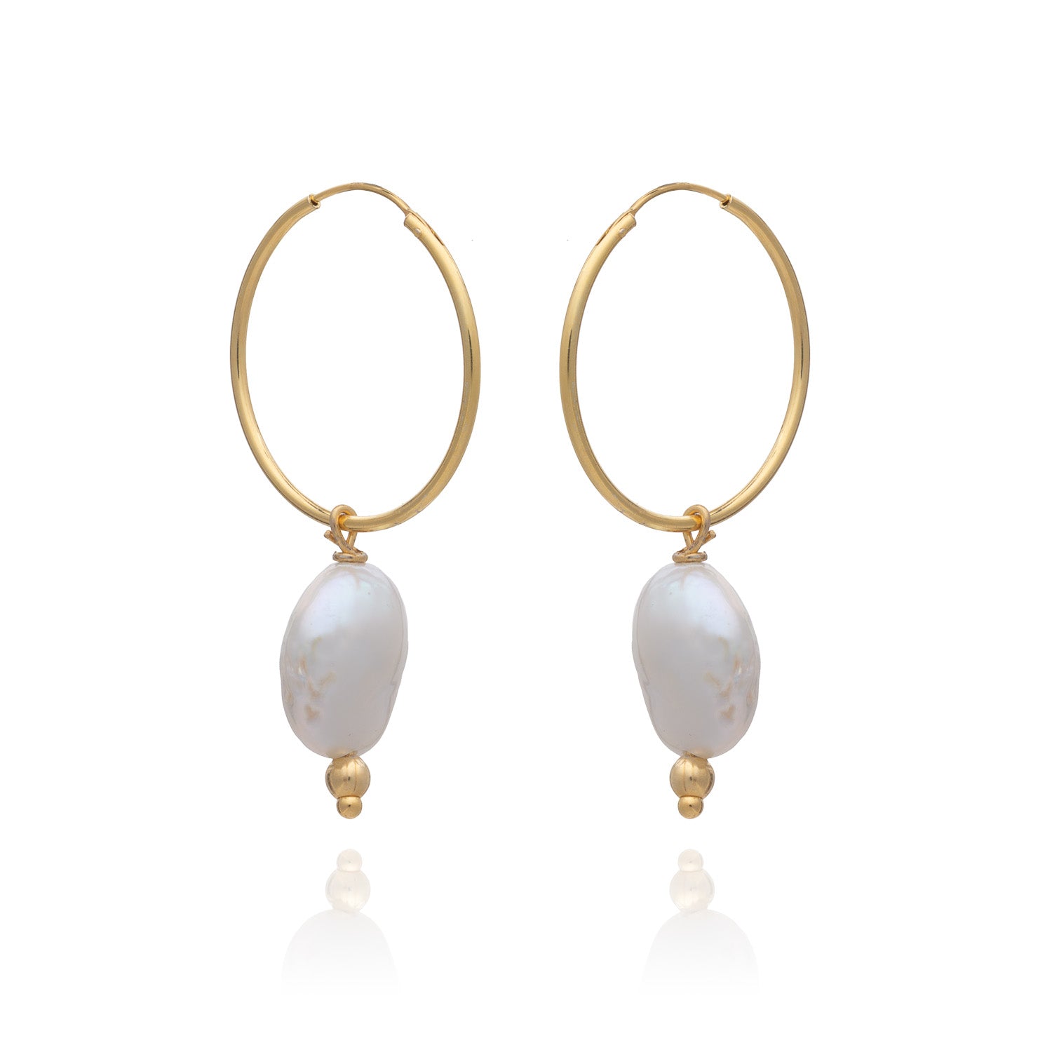 Pearl hoops