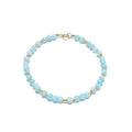 Beaded bracelet in blue